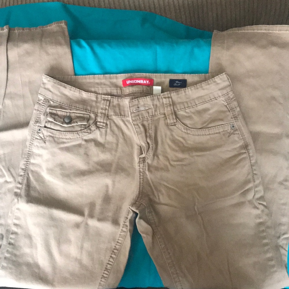 NWOT khaki bootcut pants